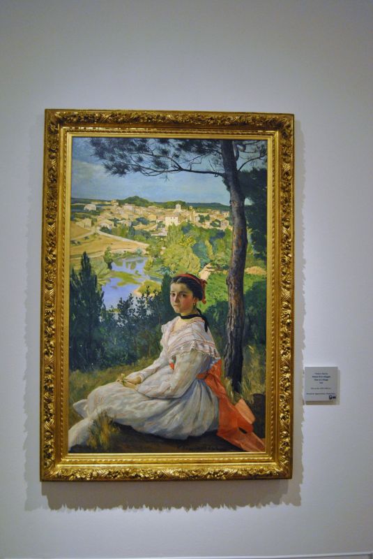 Roma_201004_Da Corot a Monet_Frederic Bazille - 1865 - Veduta di un villaggio.jpg